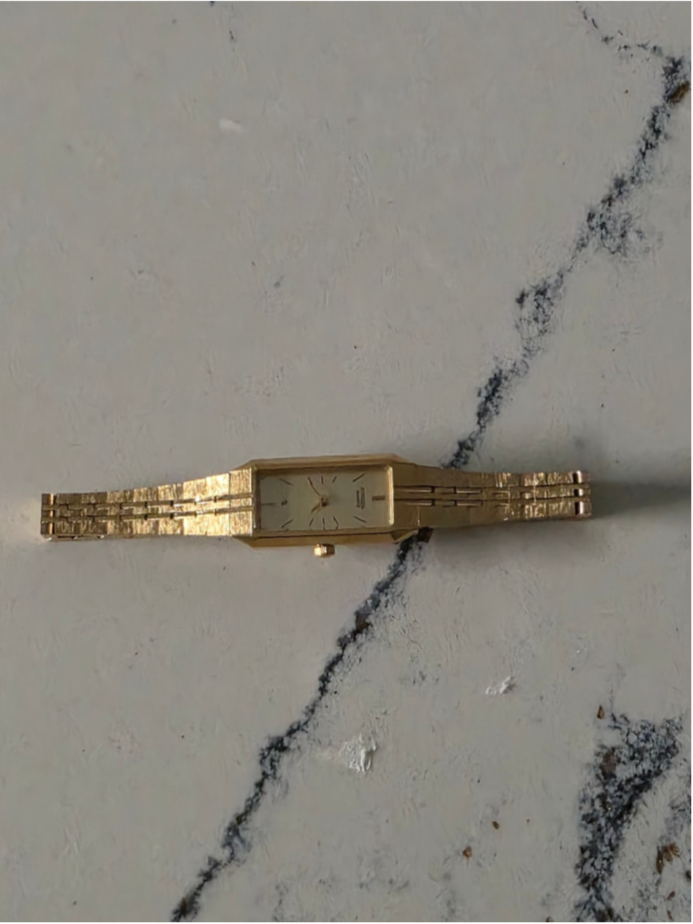 Women's Citizen Quartz Gold Tone Rectangular Analog Watch - Picture 4 of 7
